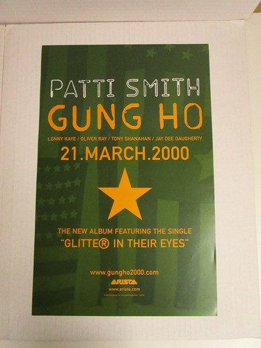 Patti smith gung promo - patti,